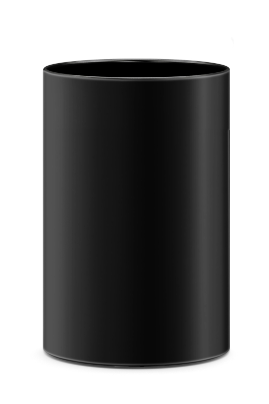 Kosz Zack Civos czarny 37 cm