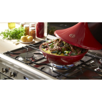 Naczynie tagine Emile Henry 3l czerwone - 5