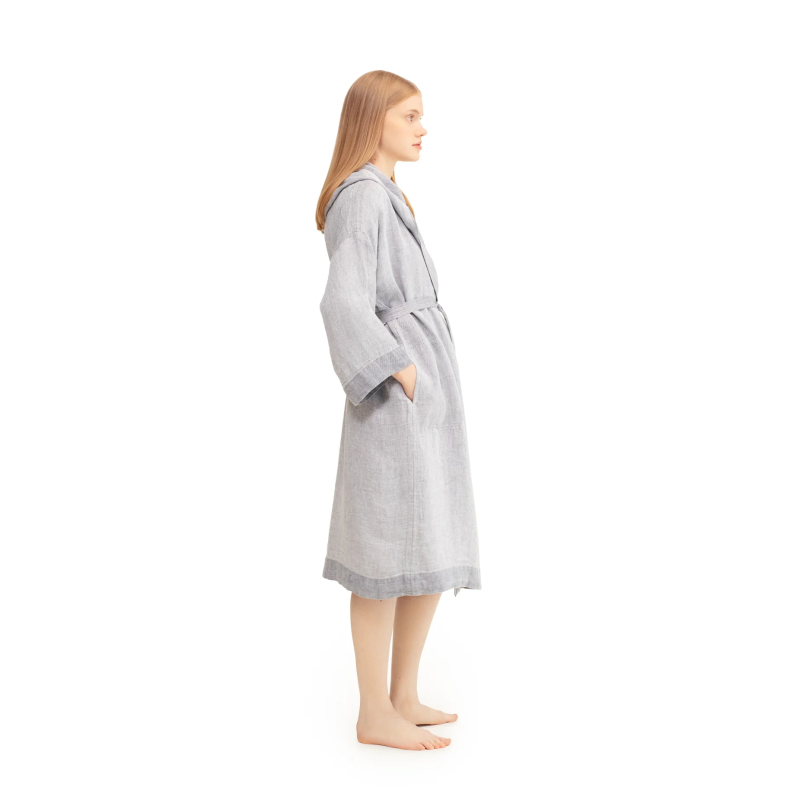  Lapuan Kankurit Kaste gray hooded bathrobe XL