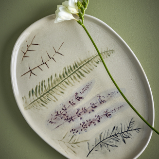 Talerz do serwowania Bloomingville Bea 26x34 cm | BESTSELLER | SZYBKA WYSYŁKA 24H - 3