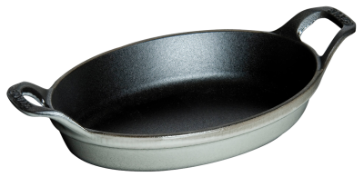 Owalne mini naczynie do pieczenia i zapiekania Staub - 250 ml, Grafitowy | BESTSELLER