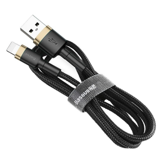 Kabel BASEUS Cafule USB-A-Lightning 2m (złoto-czarny) - 2