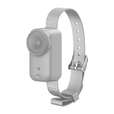 Silikonowa opaska / Obroża dla zwierząt Puluz dla DJI Osmo Nano (Szara)