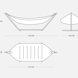  Fatboy Headdemock Superb Sahara hammock with stand black - 6