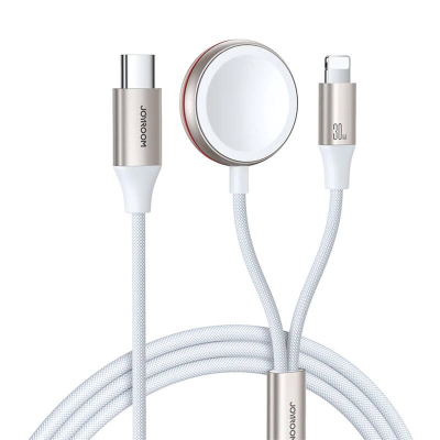 Ładowarka JOYROOM S-IW012 30W Lightning 1.5m do Apple Watch (biała)