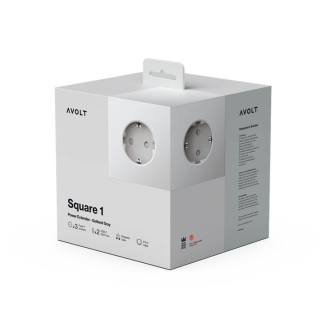 Listwa zasilająca Avolt Square 1 z podwójnym USB-C 30 W i podstawą magnetyczną 3 m szara - 5