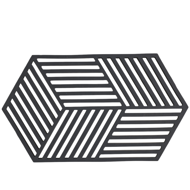 Podkładka pod naczynia Zone Denmark Hexagon Black 24x14 cm | BESTSELLER | SZYBKA WYSYŁKA
