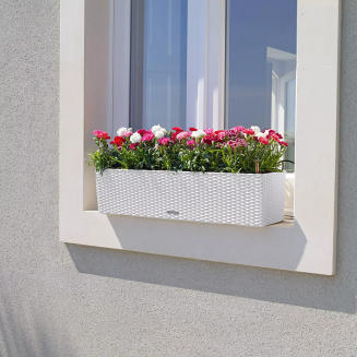 Donica Lechuza Balconera Cottage 80 | 100 biały - 8