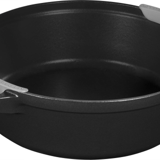  Set of 3 Staub cast iron cookware with lid - 24 cm, Black - 13