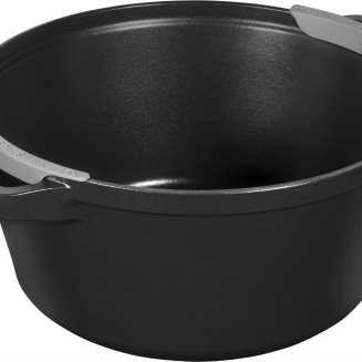 Zestaw 3 naczyń żeliwnych z pokrywą Staub czarny - 3