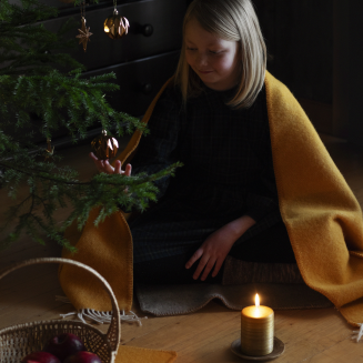 Szal z kieszeniami Lapuan Kankurit ARVO white-orange 60x180 cm - 3