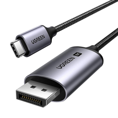 Kabel UGREEN CM556 USB-C-DisplayPort 1m (czarny)