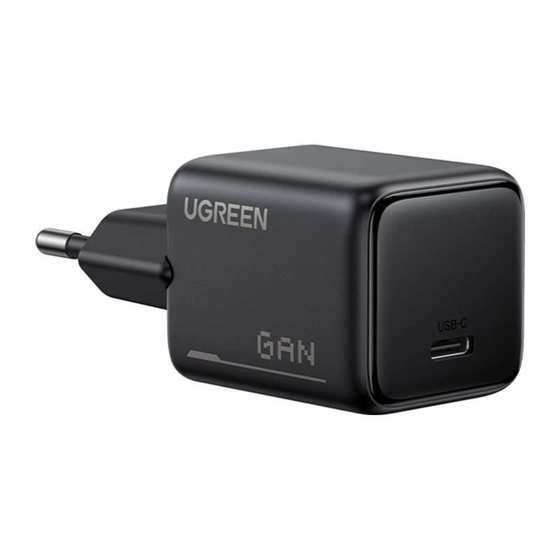 Ładowarka sieciowa Ugreen X517 USB-C, GaN, 25W (czarna)