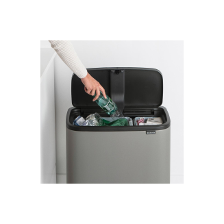 Kosz Brabantia Bo Touch Bin 23+11l Mineral Concrete - 6