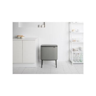 Kosz Brabantia Bo Touch Bin 23+11l Mineral Concrete - 9
