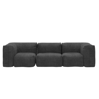  Reclining Sofa SACKit Soft Black Sofa 3 Seater - 2