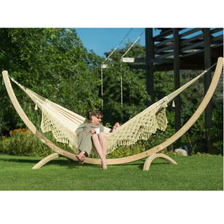  La Siesta Bossanova champagne kingsize hammock - 9
