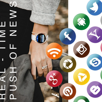 Smartwatch RUBICON RNCF14 Silver/White SMARUB252 - 4