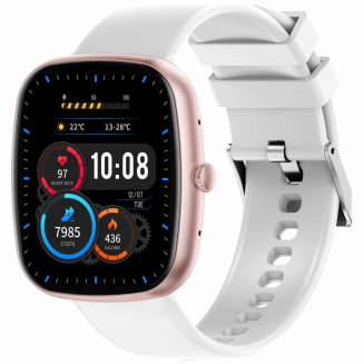 Smartwatch Damski GRAVITY GT18-2 Różowy Pasek Silikonowy + Biały Pasek - 5