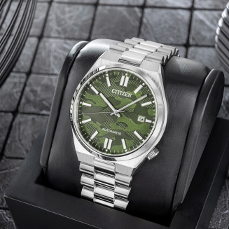 Zegarek Męski CITIZEN Tsuyosa Sapphire Mechanical NJ0159-86X + BOX - 5