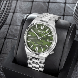 Zegarek Męski CITIZEN Tsuyosa Sapphire Mechanical NJ0159-86X + BOX - 5