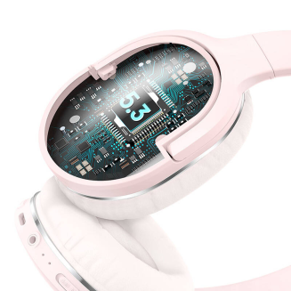 Słuchawki bezprzewodowe BASEUS Encok D02 Pro (różowe) - 4