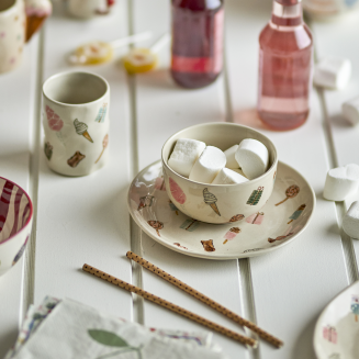 Zestaw porcelany dla dziecka Bloomingville Mini Sweets 3 szt. | SZYBKA WYSYŁKA 24H | BESTSELLER - 4