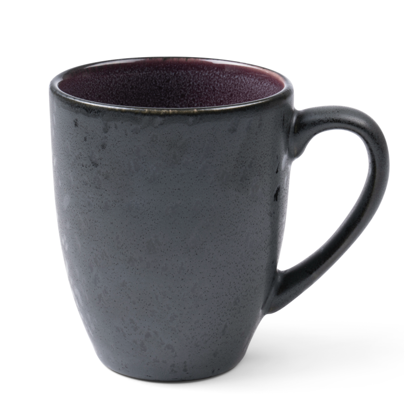  Bitz Black Lilac mug with handle 300 ml