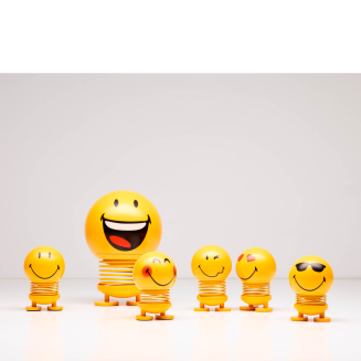 Figurka Hoptimist Smiley S Yellow - 2