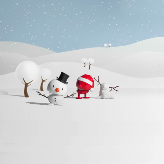 Figurka Hoptimist Snowman S White - 5