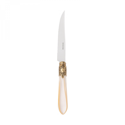 Nóż do steków Casa Bugatti Oxford Ivory/Gold