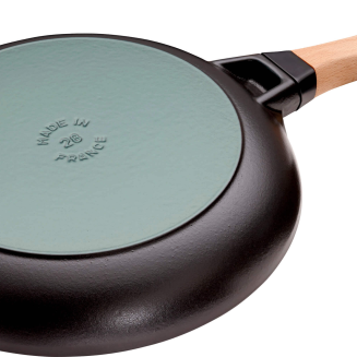 Patelnia żeliwna z drewnianym uchwytem Staub 28 cm - 3