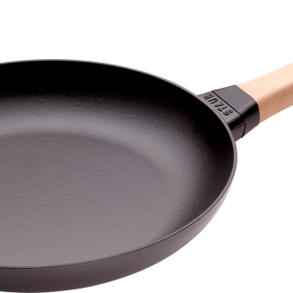 Patelnia żeliwna z drewnianym uchwytem Staub 28 cm - 2