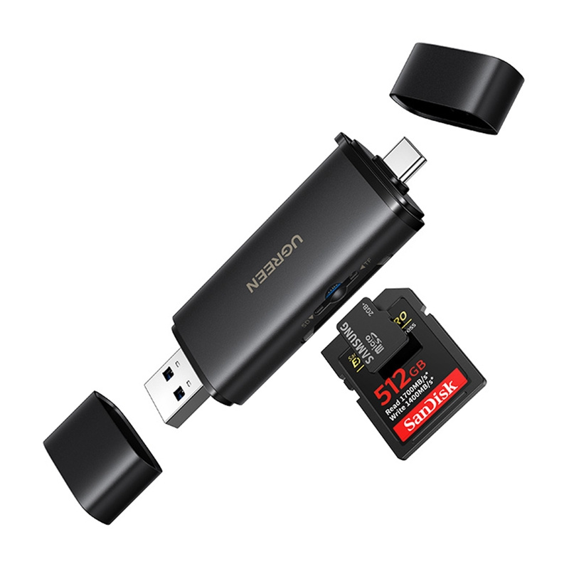  UGREEN CM803 USB-C/USB-A SD+TF card reader
