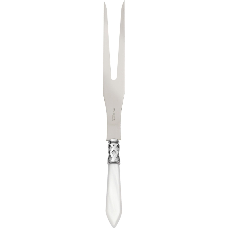 Widelec do pieczeni Casa Bugatti Aladdin White/Steel