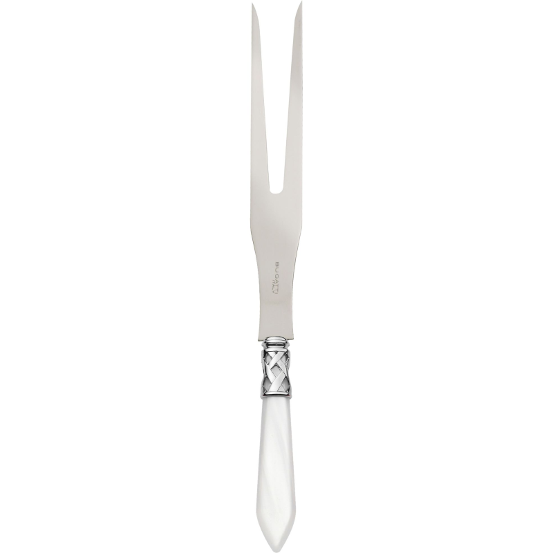 Widelec do pieczeni Casa Bugatti Aladdin White/Steel