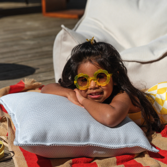 Poduszka dziecięca Wigiwama Outdoor Block Cushion Azure - 4