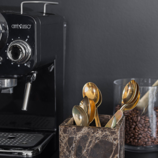 Pojemnik łazienkowy Mette Ditmer Denmark Marble Cube Brown - 4