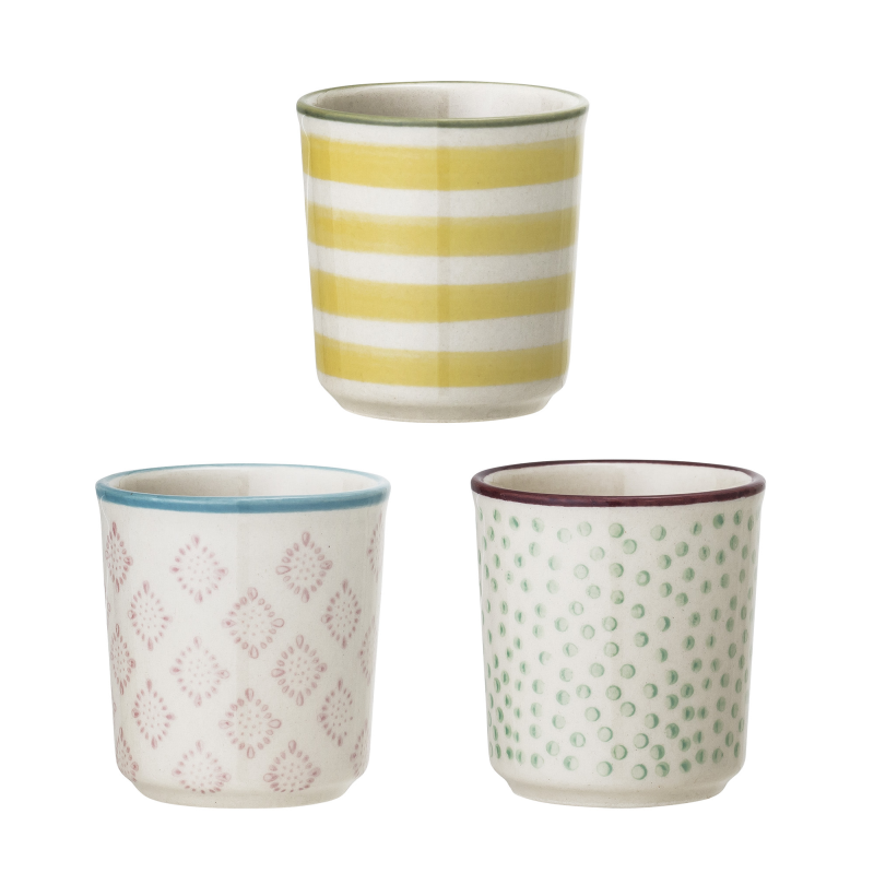  Set of 3 Bloomingville Patrizia egg cups