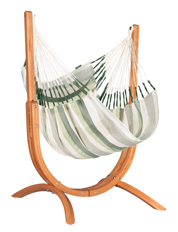 Fotel hamakowy ze stojakiem La Siesta Udine Outdoor Cedar Comfort