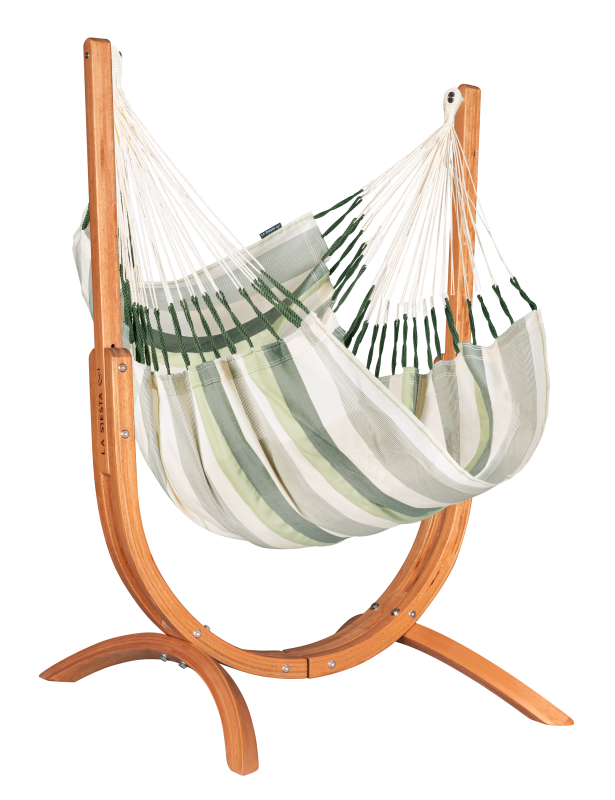Fotel hamakowy ze stojakiem La Siesta Udine Outdoor Cedar Comfort