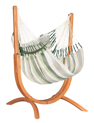 Fotel hamakowy ze stojakiem La Siesta Udine Outdoor Cedar Comfort