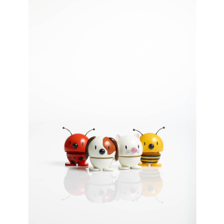 Figurine Hoptimist Dog S White - 5