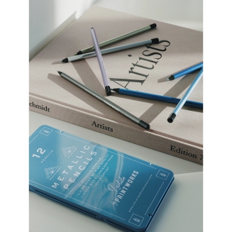 Kredki 12 kolorów - Metallic | PRINTWORKS - 4