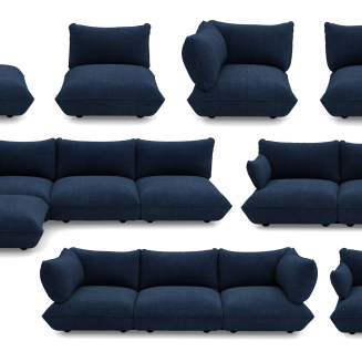 Fotel narożny Fatboy Sumo Corner Seat Cord Deep Blue - 4