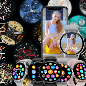 Smartwatch Damski RUBICON RNCF10 Silver/Grey SMARUB238 - 4