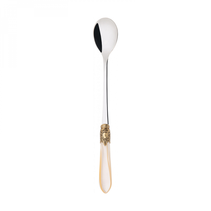 Łyżeczka koktajlowa Casa Bugatti Oxford Ivory/Gold