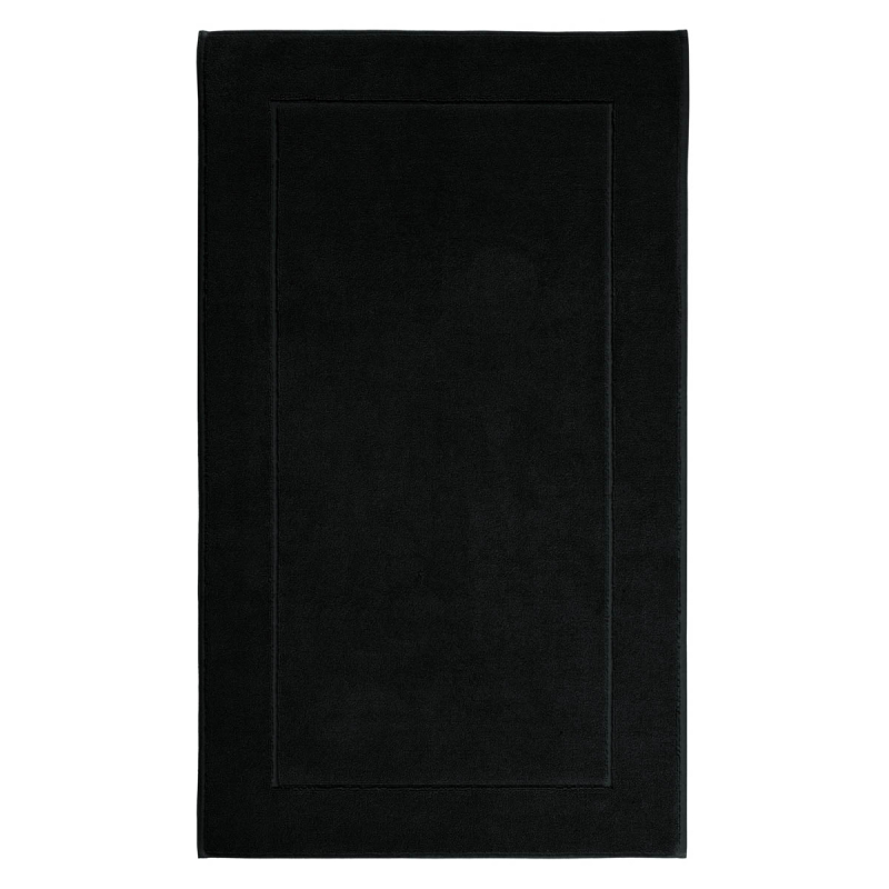  Aquanova London Black bathroom rug 60x100 cm