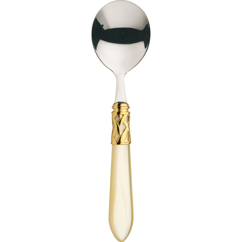 Łyżka do zup Casa Bugatti Aladdin Ivory/Gold