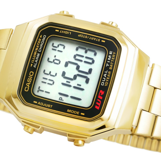 Zegarek Damski CASIO A178WGA-1ADF - 3